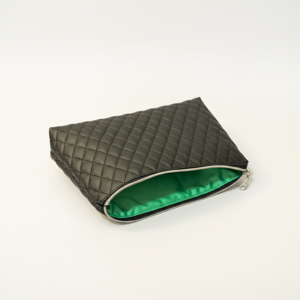 Quilted Toiletry Bag - offen